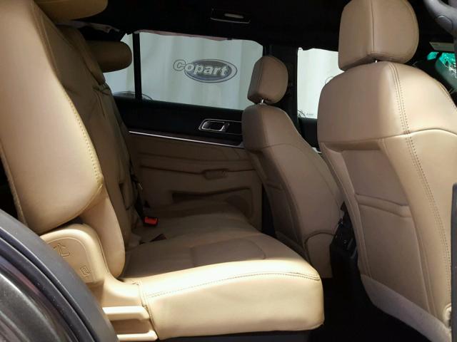 1FM5K7F89GGA98755 - 2016 FORD EXPLORER L GRAY photo 6