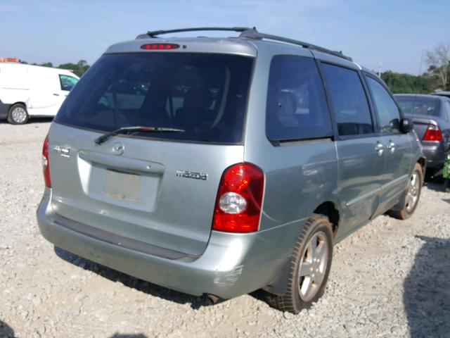 JM3LW28J820321167 - 2002 MAZDA MPV WAGON GREEN photo 4