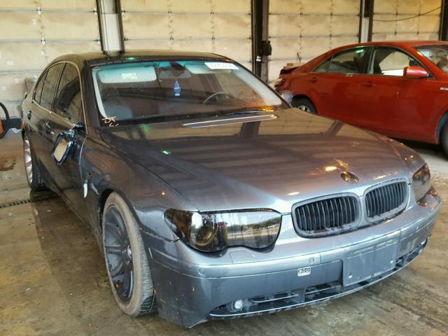 WBAGL63452DP59257 - 2002 BMW 745 I GRAY photo 1