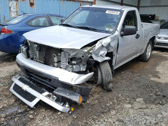1GCCSCFE9C8162775 - 2012 CHEVROLET COLORADO L SILVER photo 2