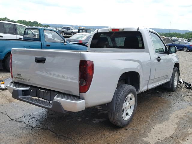 1GCCSCFE9C8162775 - 2012 CHEVROLET COLORADO L SILVER photo 4