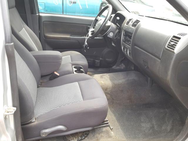 1GCCSCFE9C8162775 - 2012 CHEVROLET COLORADO L SILVER photo 5