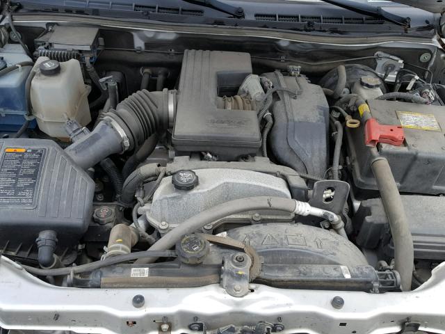 1GCCSCFE9C8162775 - 2012 CHEVROLET COLORADO L SILVER photo 7