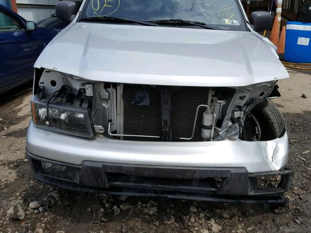 1GCCSCFE9C8162775 - 2012 CHEVROLET COLORADO L SILVER photo 9