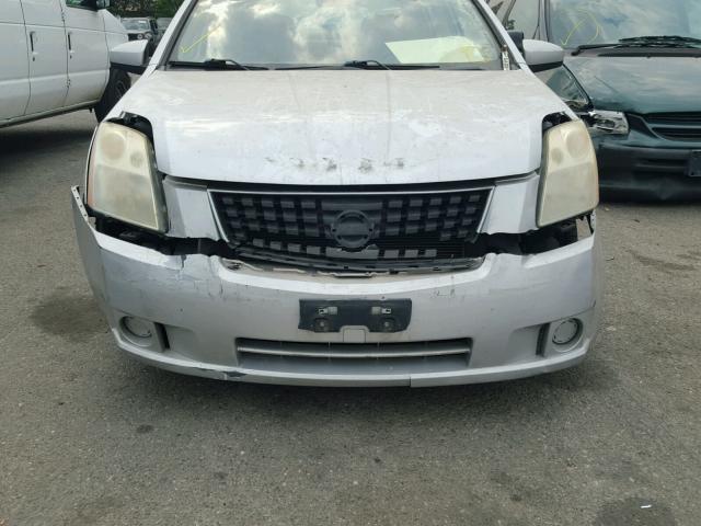 3N1AB61E89L670376 - 2009 NISSAN SENTRA 2.0 SILVER photo 9