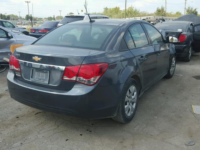 1G1PB5SH5D7156663 - 2013 CHEVROLET CRUZE BLACK photo 4