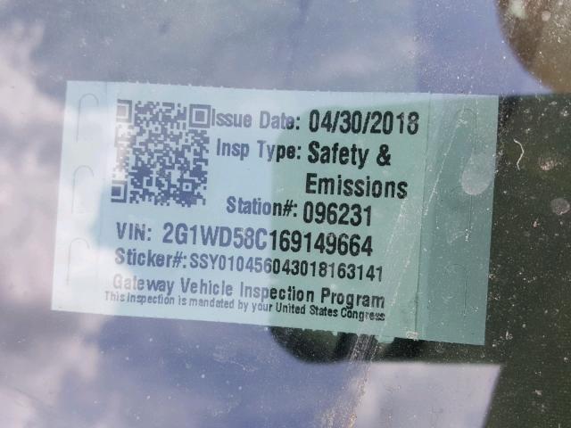 2G1WD58C169149664 - 2006 CHEVROLET IMPALA SUP 白色 照片 10