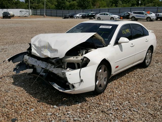 2G1WD58C169149664 - 2006 CHEVROLET IMPALA SUP WHITE photo 2