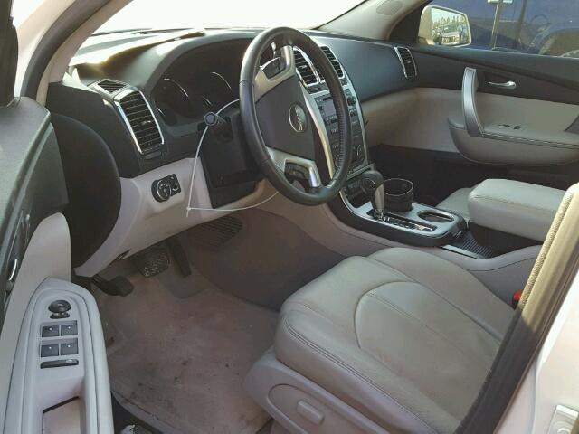 1GKER23728J181712 - 2008 GMC ACADIA SLT WHITE photo 9