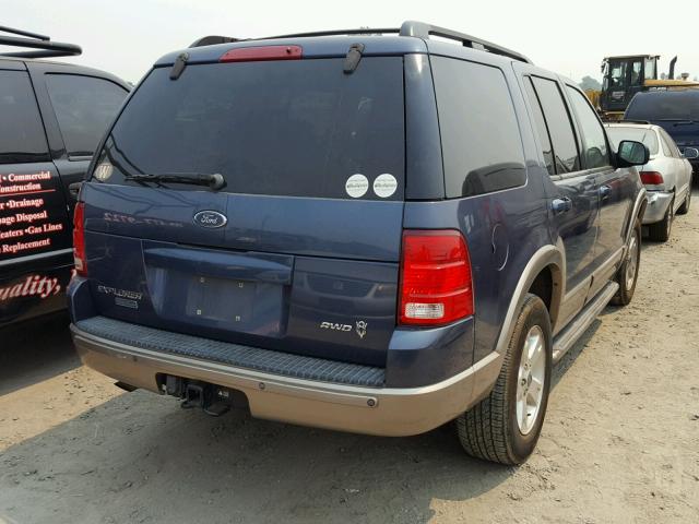 1FMDU84WX3UB77134 - 2003 FORD EXPLORER E BLUE photo 4