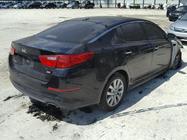 KNAGM4A74F5617691 - 2015 KIA OPTIMA LX BLACK photo 4