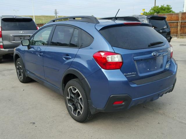 JF2GPABC6G8200157 - 2016 SUBARU CROSSTREK BLUE photo 3