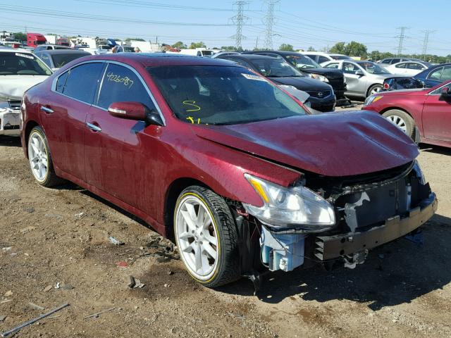 1N4AA5AP5AC805153 - 2010 NISSAN MAXIMA MAROON photo 1