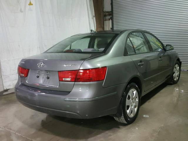 5NPET46C49H553076 - 2009 HYUNDAI SONATA GLS GRAY photo 4