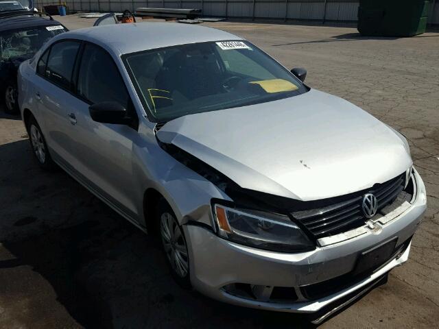 3VW2K7AJ3DM409788 - 2013 VOLKSWAGEN JETTA BASE Արծաթագույն լուսանկար 1