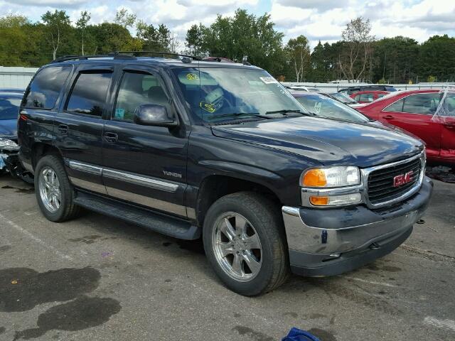 1GKEK13T75R112300 - 2005 GMC YUKON GRAY photo 1