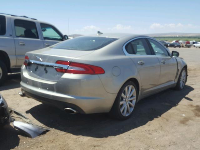 SAJWJ0EFXD8S92432 - 2013 JAGUAR XF BEIGE photo 4