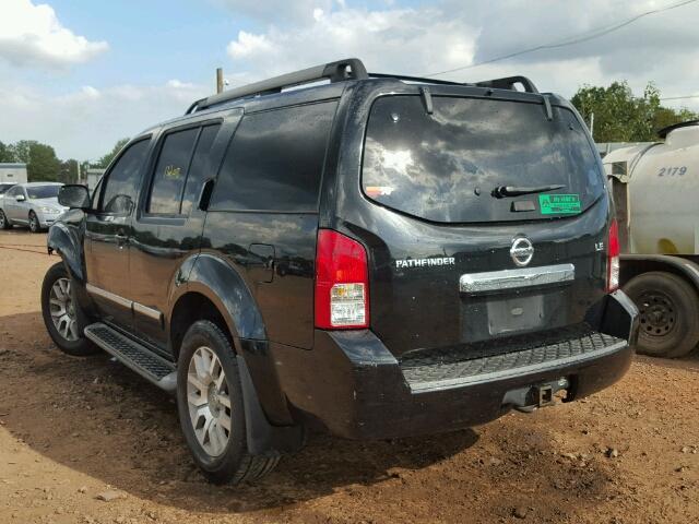 5N1AR1NB5BC601539 - 2011 NISSAN PATHFINDER BLACK photo 3