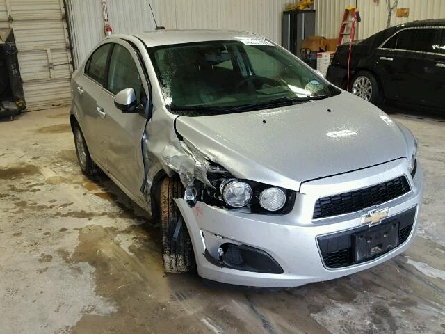 1G1JC5SH6F4122089 - 2015 CHEVROLET SONIC SILVER photo 1