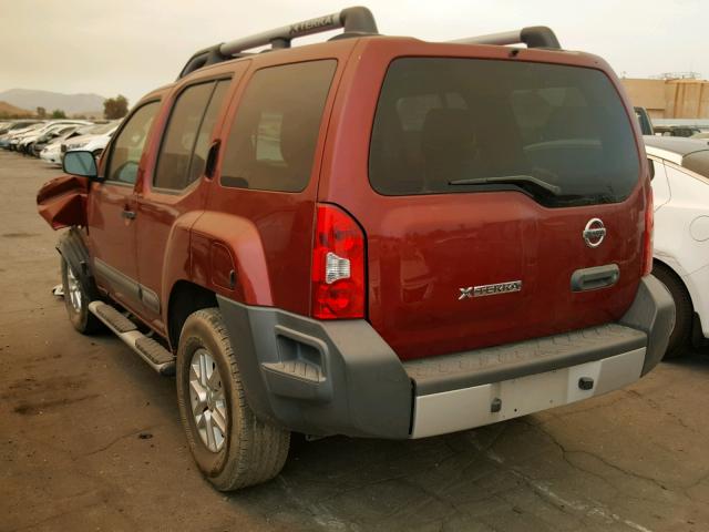 5N1AN0NU4FN650426 - 2015 NISSAN XTERRA X RED photo 3