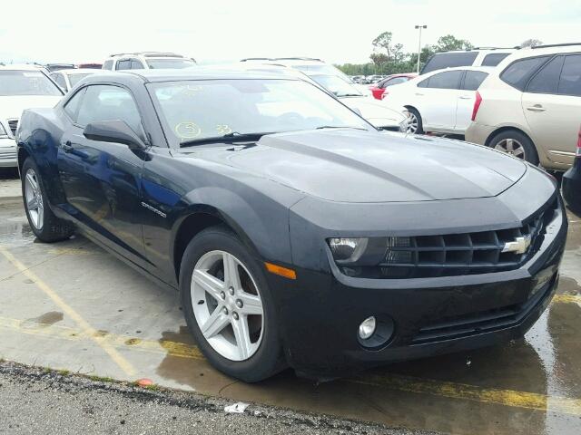 2G1FB1EV5A9188061 - 2010 CHEVROLET CAMARO BLACK photo 1