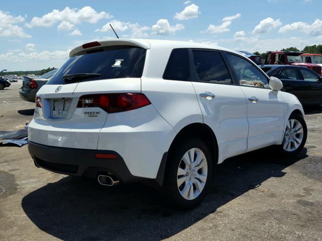 5J8TB2H25CA000066 - 2012 ACURA RDX WHITE photo 4