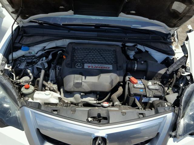 5J8TB2H25CA000066 - 2012 ACURA RDX WHITE photo 7