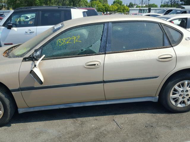 2G1WF52E7Y9300594 - 2000 CHEVROLET IMPALA TAN photo 9