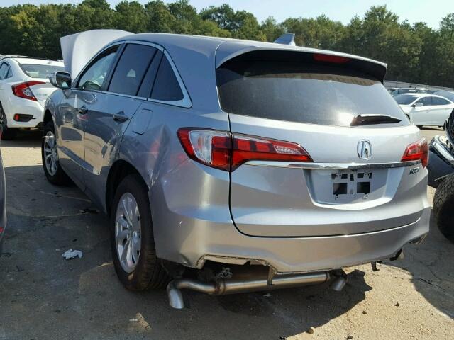 5J8TB3H39HL012375 - 2017 ACURA RDX BASE SILVER photo 3