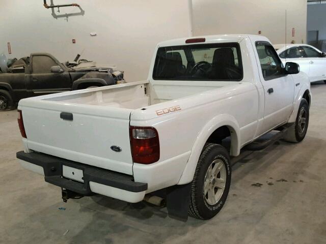 1FTYR10U65PA86396 - 2005 FORD RANGER WHITE photo 4