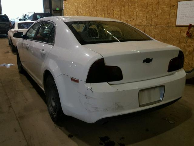 1G1ZG57B29F119890 - 2009 CHEVROLET MALIBU LS WHITE photo 3