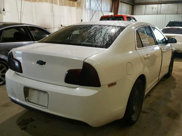 1G1ZG57B29F119890 - 2009 CHEVROLET MALIBU LS WHITE photo 4