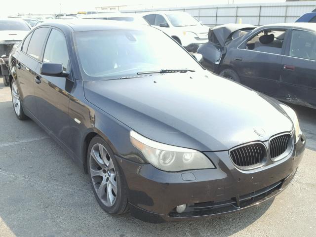 WBANB33595B115407 - 2005 BMW 545 I BLACK photo 1