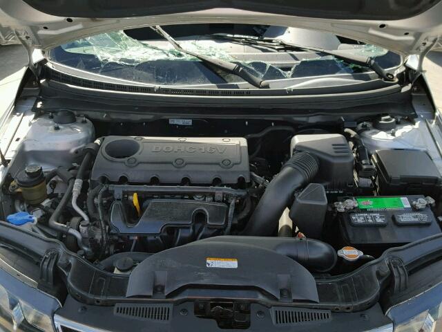 KNAFW4A39A5277305 - 2010 KIA FORTE SILVER photo 7