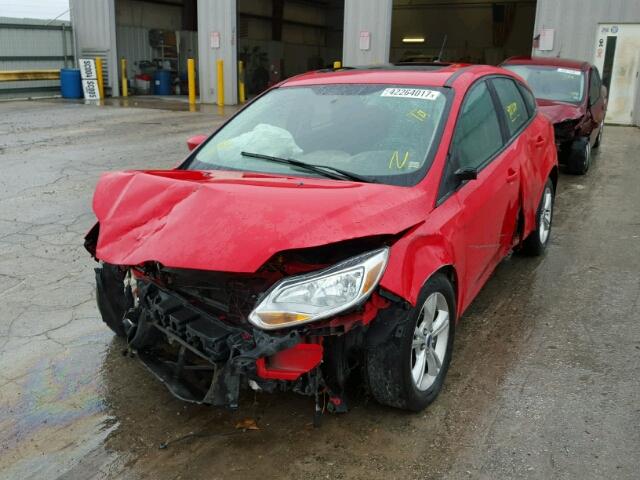 1FADP3K24DL131701 - 2013 FORD FOCUS SE RED photo 2