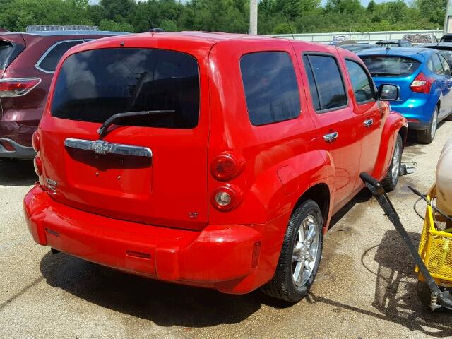 3GNDA23D78S564247 - 2008 CHEVROLET HHR LT RED photo 4