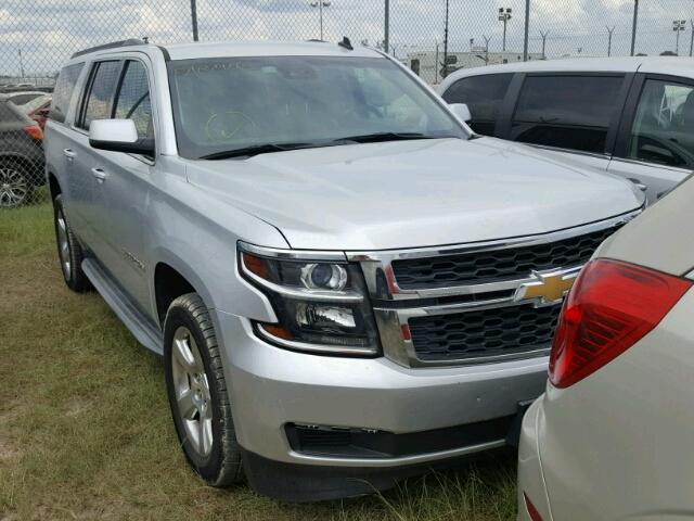 1GNSCJKC0FR211093 - 2015 CHEVROLET SUBURBAN C SILVER photo 1