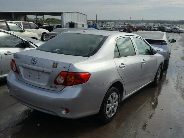 JTDBL40E19J036886 - 2009 TOYOTA COROLLA BA SILVER photo 4