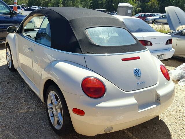 3VWCD21Y84M302203 - 2004 VOLKSWAGEN NEW BEETLE CREAM photo 3