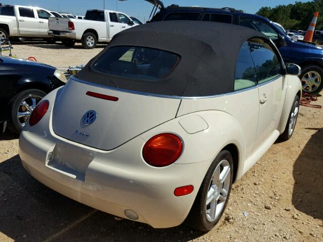 3VWCD21Y84M302203 - 2004 VOLKSWAGEN NEW BEETLE CREAM photo 4