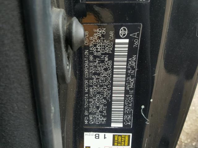 JTKDE167290280488 - 2009 TOYOTA SCION TC 黑色 照片 10