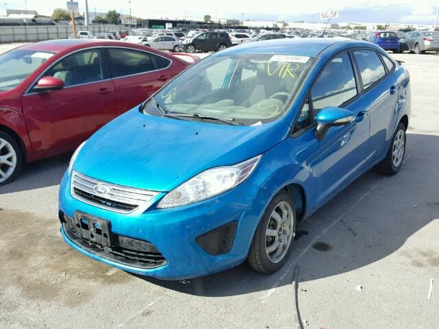 3FADP4BJ0DM220452 - 2013 FORD FIESTA BLUE photo 2