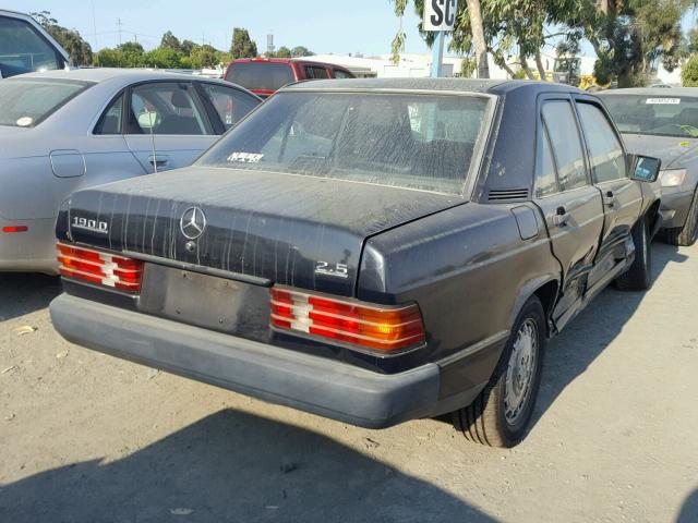 WDBDB26D9GF219112 - 1986 MERCEDES-BENZ 190 D 2.5 BLACK photo 4