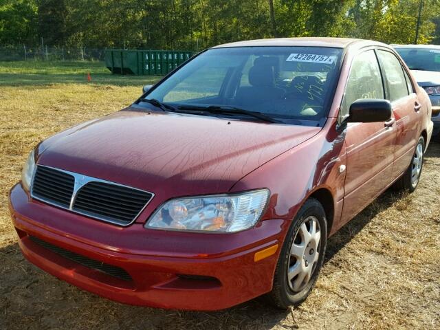 JA3AJ26E43U028072 - 2003 MITSUBISHI LANCER ES RED photo 2