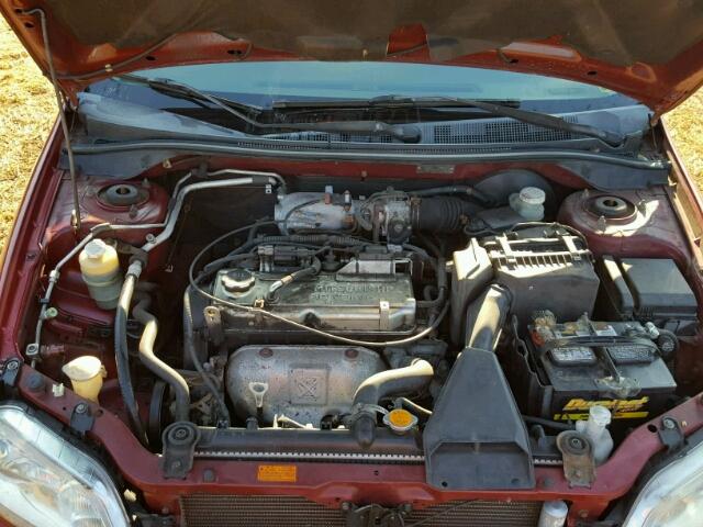 JA3AJ26E43U028072 - 2003 MITSUBISHI LANCER ES RED photo 7