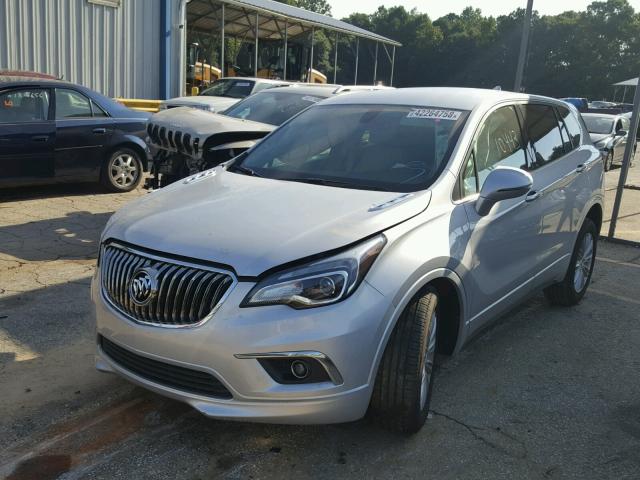 LRBFXBSA3JD029086 - 2018 BUICK ENVISION P SILVER photo 2