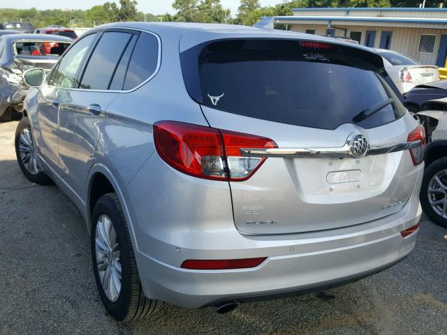 LRBFXBSA3JD029086 - 2018 BUICK ENVISION P SILVER photo 3