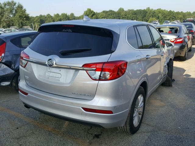 LRBFXBSA3JD029086 - 2018 BUICK ENVISION P SILVER photo 4