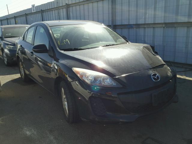 JM1BL1V7XC1695288 - 2012 MAZDA 3 BLACK photo 1