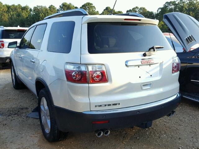 1GKER33708J174747 - 2008 GMC ACADIA SLT WHITE photo 3